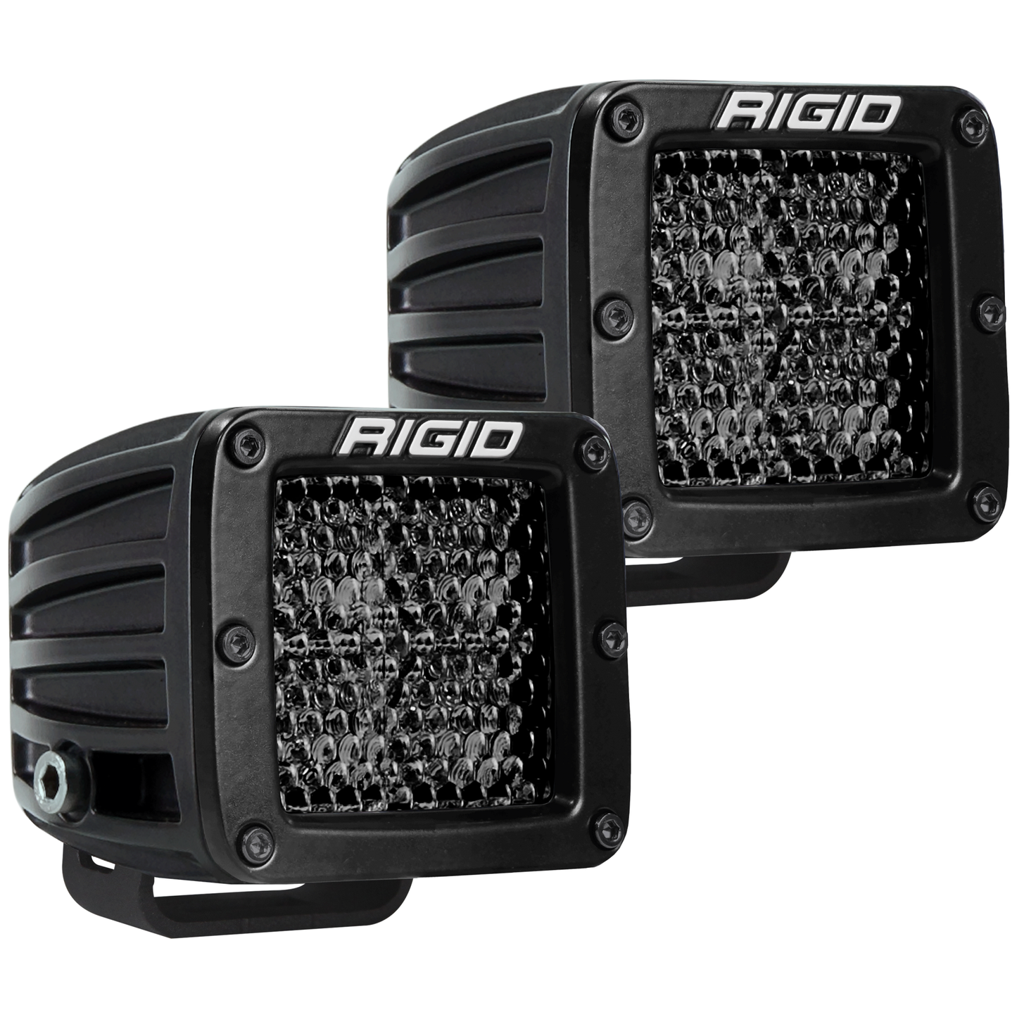 RIGID INDUSTRIES | Spot Diffused Midnight Surface Mount Pair D-Series Pro RIGID Industries | 202513BLK
