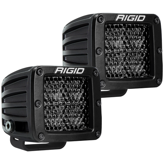 RIGID INDUSTRIES | Spot Diffused Midnight Surface Mount Pair D-Series Pro RIGID Industries | 202513BLK