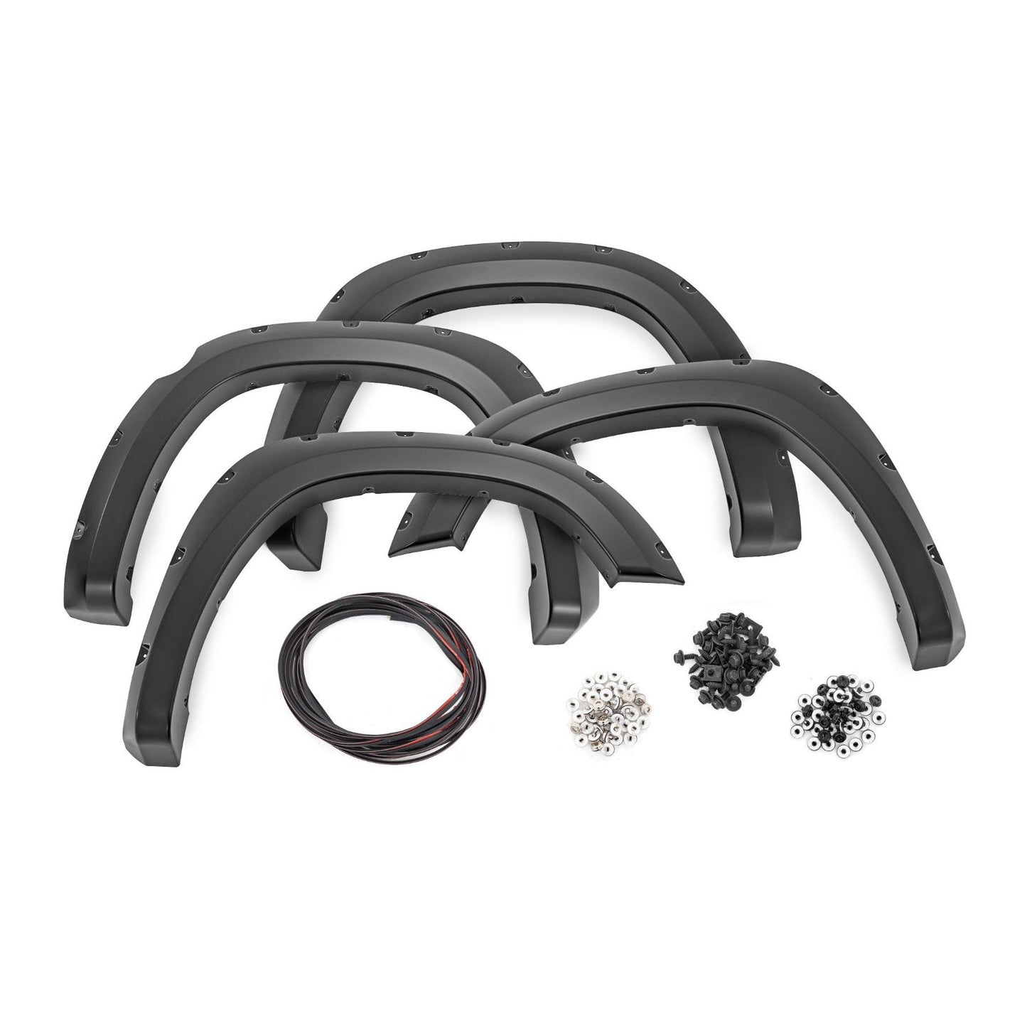 ROUGH COUNTRY Pocket Fender Flares | PSC Billet Silver | Ram 1500 2WD/4WD (2025) | F-D319205-PSC