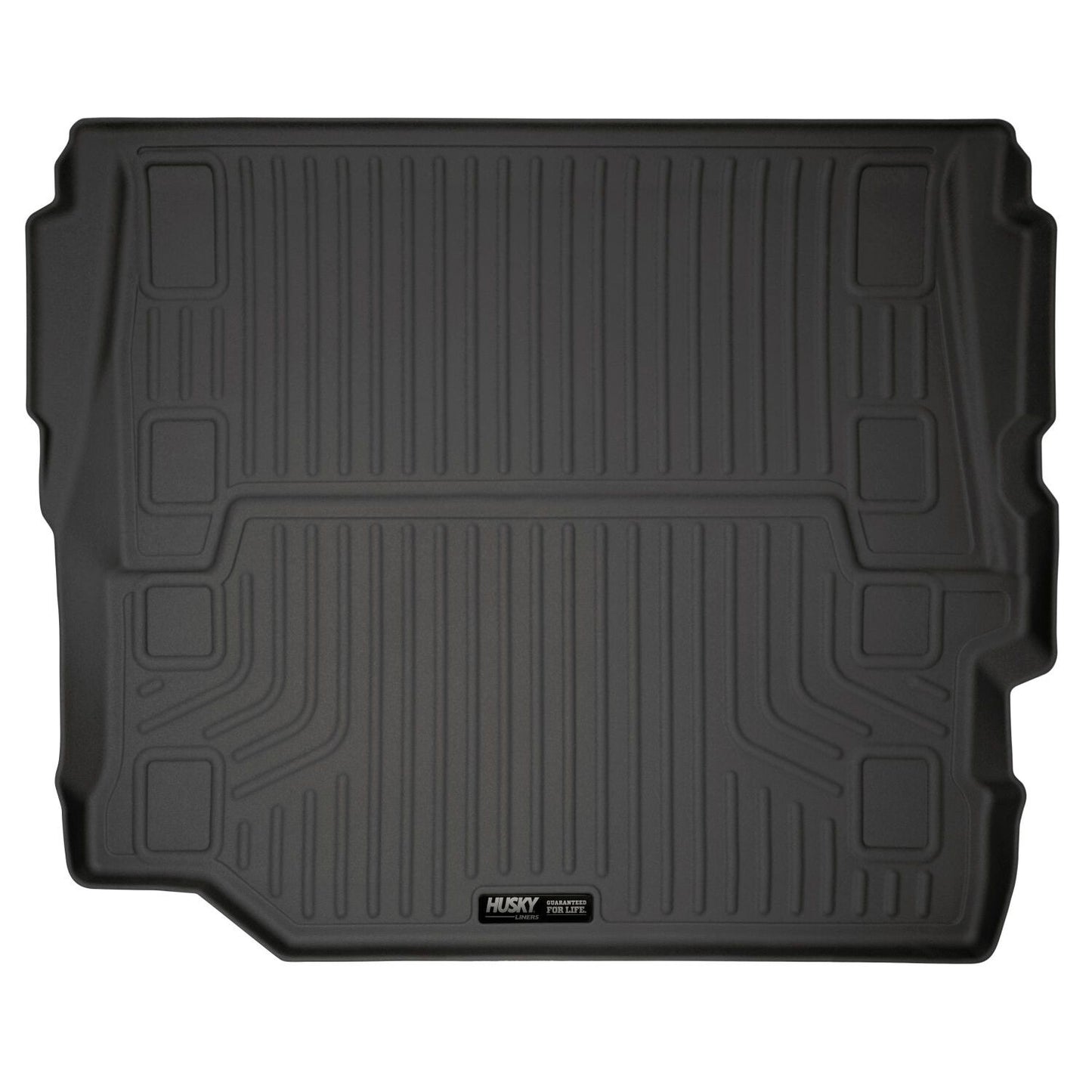 Husky Liners | Weatherbeater Cargo Liner For 2018-2024 Jeep Wrangler 2 Door Husky Liners | 20711 in black.