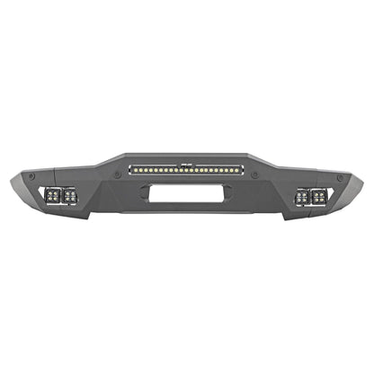 Rough Country with 20" Black Series | Black Series Amber DRL Cubes Front Bumper I 51075