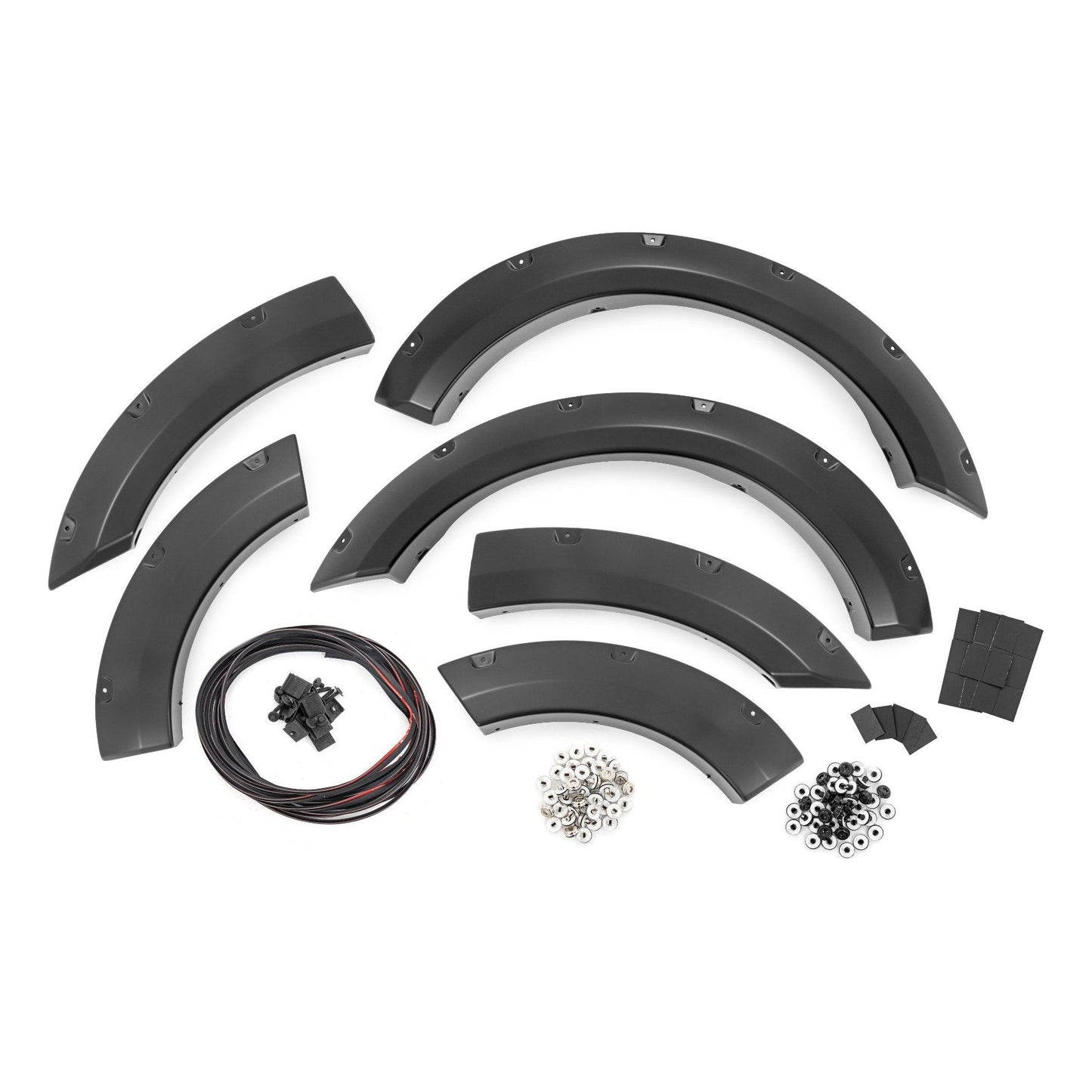Rough Country Flat Black Pocket Fender Flares I F-F11612A