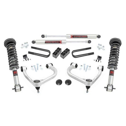 ROUGH COUNTRY 3 Inch Lift Kit | Forged UCA | M1/M1 | Ford F-150 4WD (2021-2025) | 41440