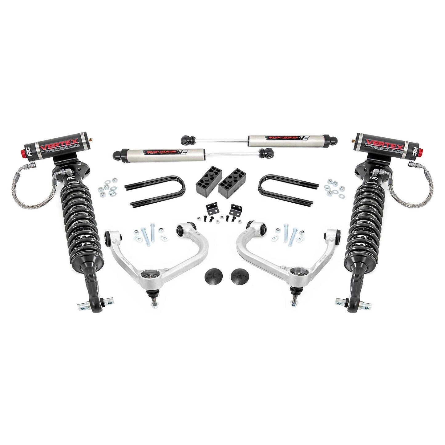 Rough Country Vertex Coilovers w/V2 Rear Shocks 3 Inch Lift Kit I 41457