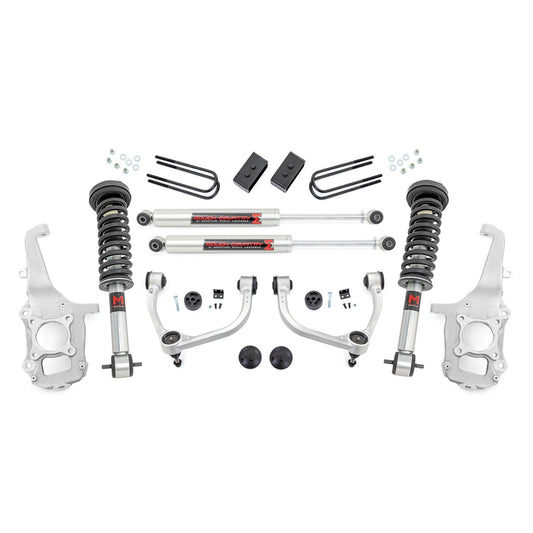 ROUGH COUNTRY 4 inch Lift Kit | Forged UCA | M1/M1 | No Cut | Ford F-150 4WD (2021-2025) | 41840