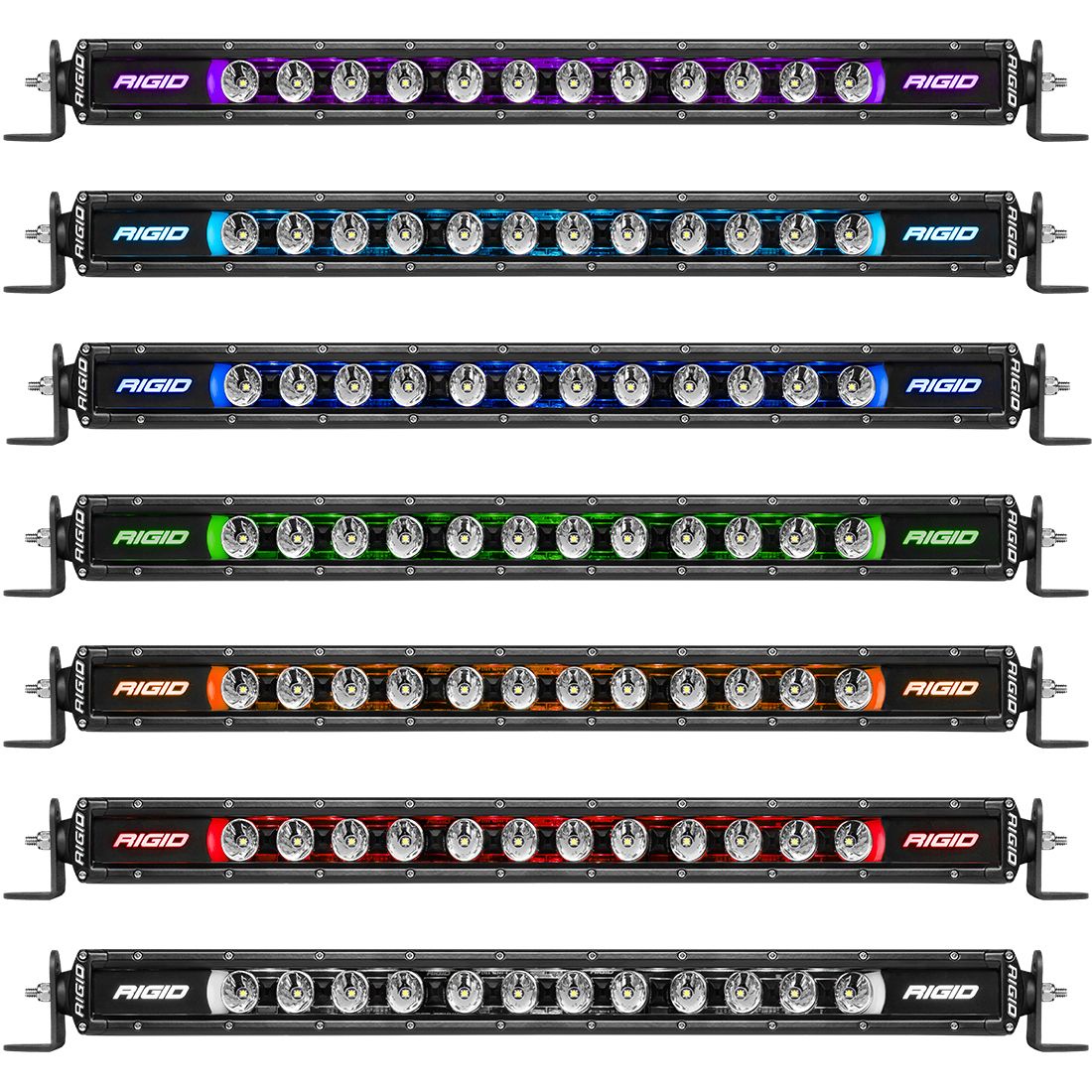 RIGID INDUSTRIES | Radiance Plus SR-Series LED Light 8 Option RGBW Backlight 10 Inch RIGID | 210603