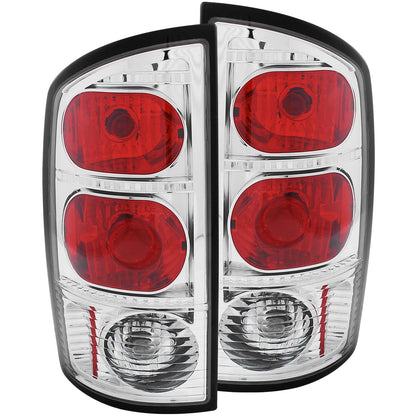 Anzo USA | Tail Light Assembly Clear Lens Chrome Housing Pair | Fits Ram 1500 | 211043