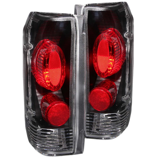 Anzo USA | Tail Light Assembly Clear Lens Black Housing Pair | Fits F-150 | 211062