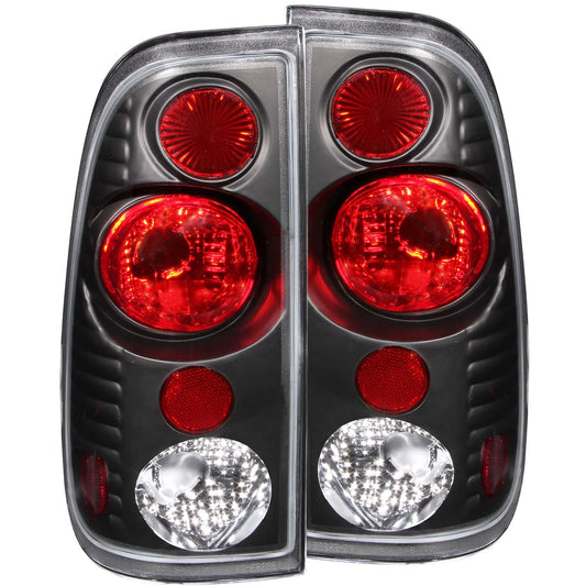 Anzo USA | Tail Light Assembly Clear Lens Black Housing G2 Pair | Fits F-150 | 211065