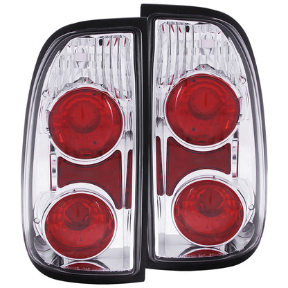 Anzo USA | Tail Light Assembly Clear Lens Chrome Housing Pair | Fits Tundra | 211125