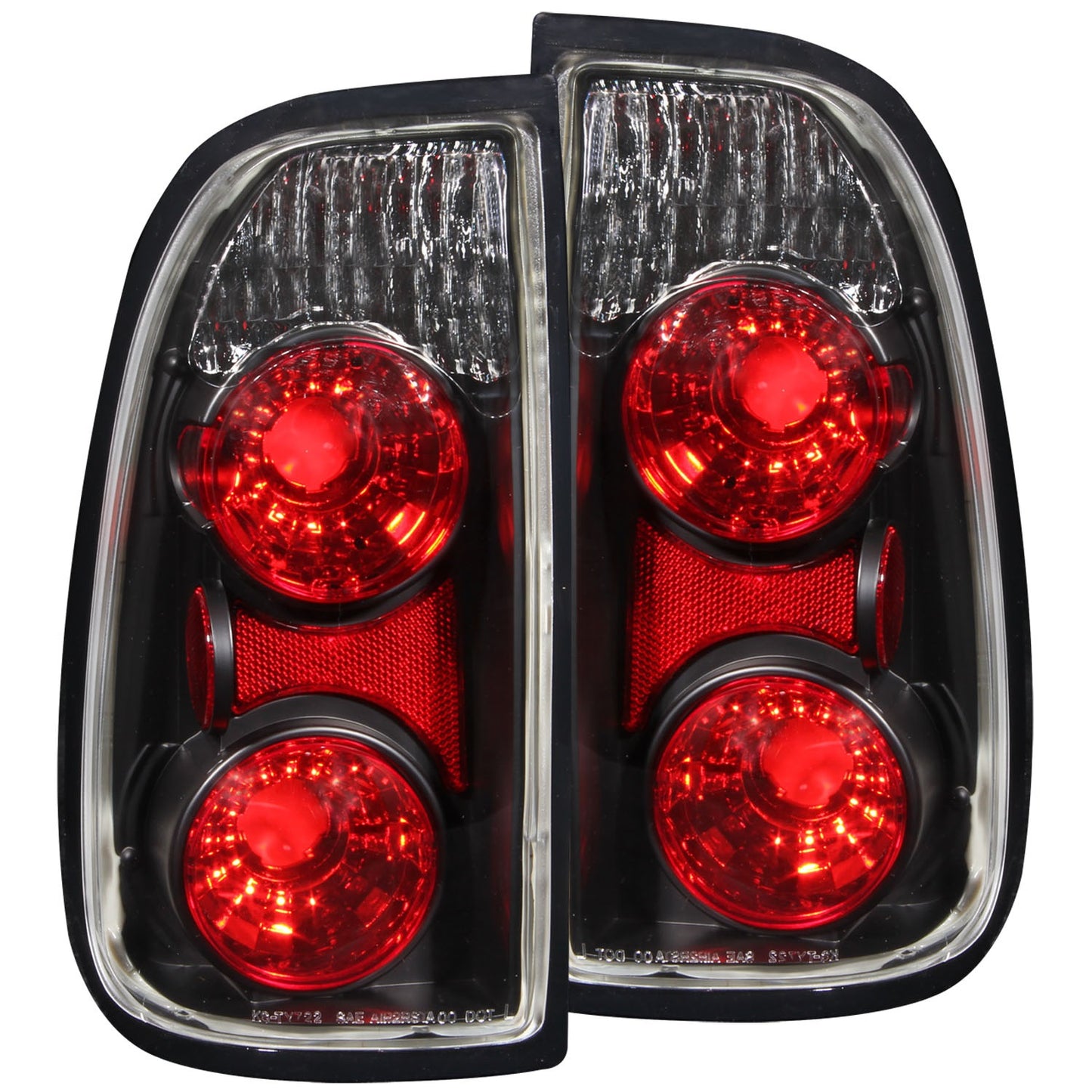 Anzo USA | Tail Light Assembly Clear Lens Black Housing Pair | Fits Tundra | 211126