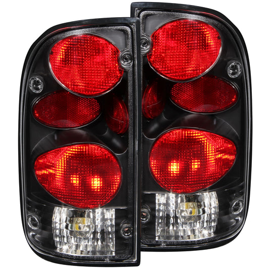 Anzo USA | Tail Light Assembly Clear Lens Black Housing Pair | Fits Tacoma | 211129