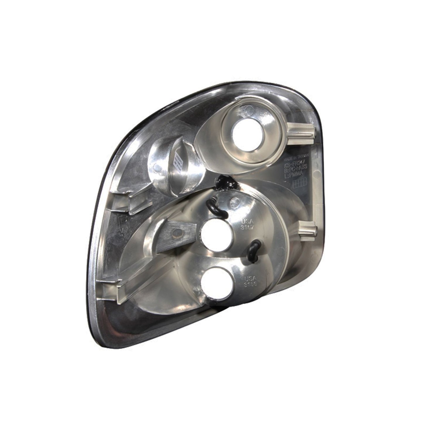 Anzo USA | Tail Light Assembly Clear Lens Black Housing Pair | Fits F-150 | 211143