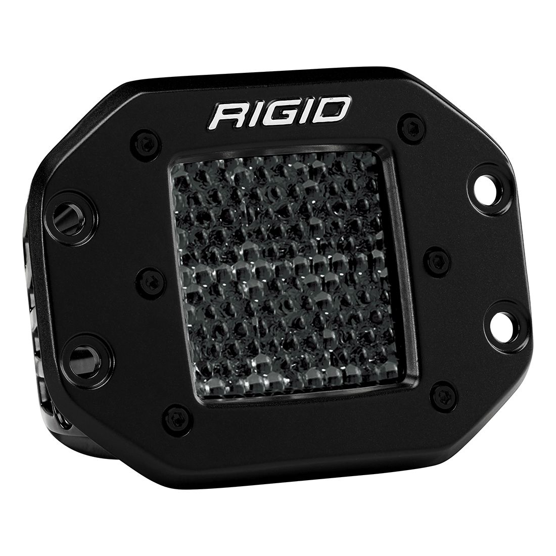 RIGID INDUSTRIES | Spot Diffused Midnight Flush Mount Pair D-Series Pro RIGID Industries | 212513BLK