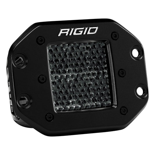 RIGID INDUSTRIES | Spot Diffused Midnight Flush Mount Pair D-Series Pro RIGID Industries | 212513BLK