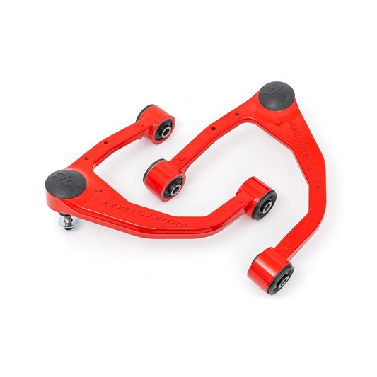 ROUGH COUNTRY Red Forged Upper Control Arms | OE Upgrade | Toyota Tundra 2WD/4WD (22-25) | 76801RED