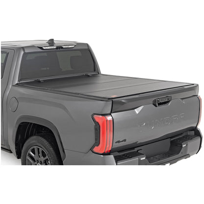 Rough Country 5'7 Hard Tri-Fold Flip Up Bed Cover I 49514551
