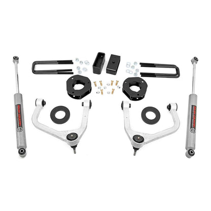 Rough Country Strut Spacers w/N3 Rear Shocks 3.5 Inch Lift Kit I 22630