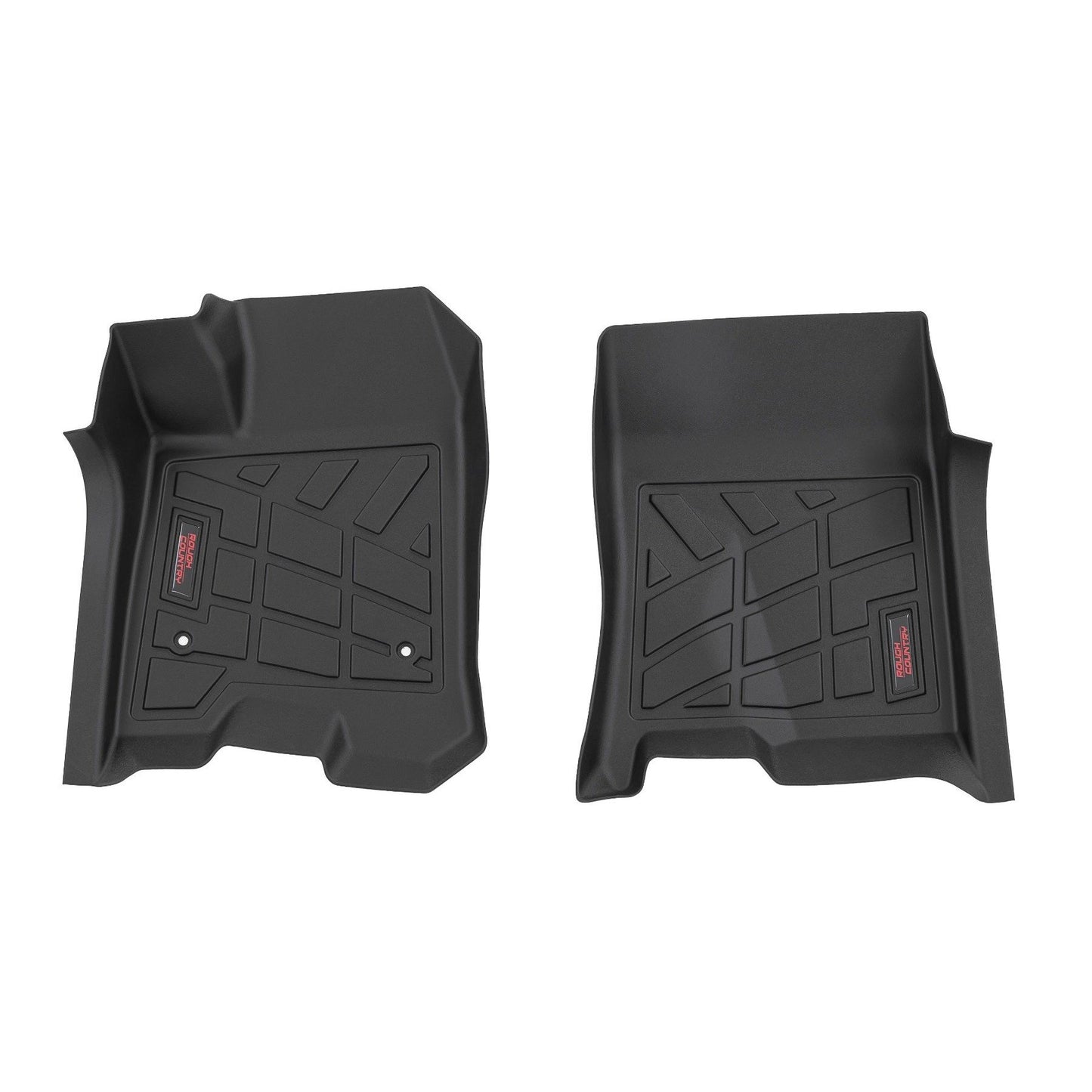 ROUGH COUNTRY Sure-Fit Floor Mats | FR | Chevy/GMC Canyon/Colorado 2WD/4WD (2023-2025) | SM21312