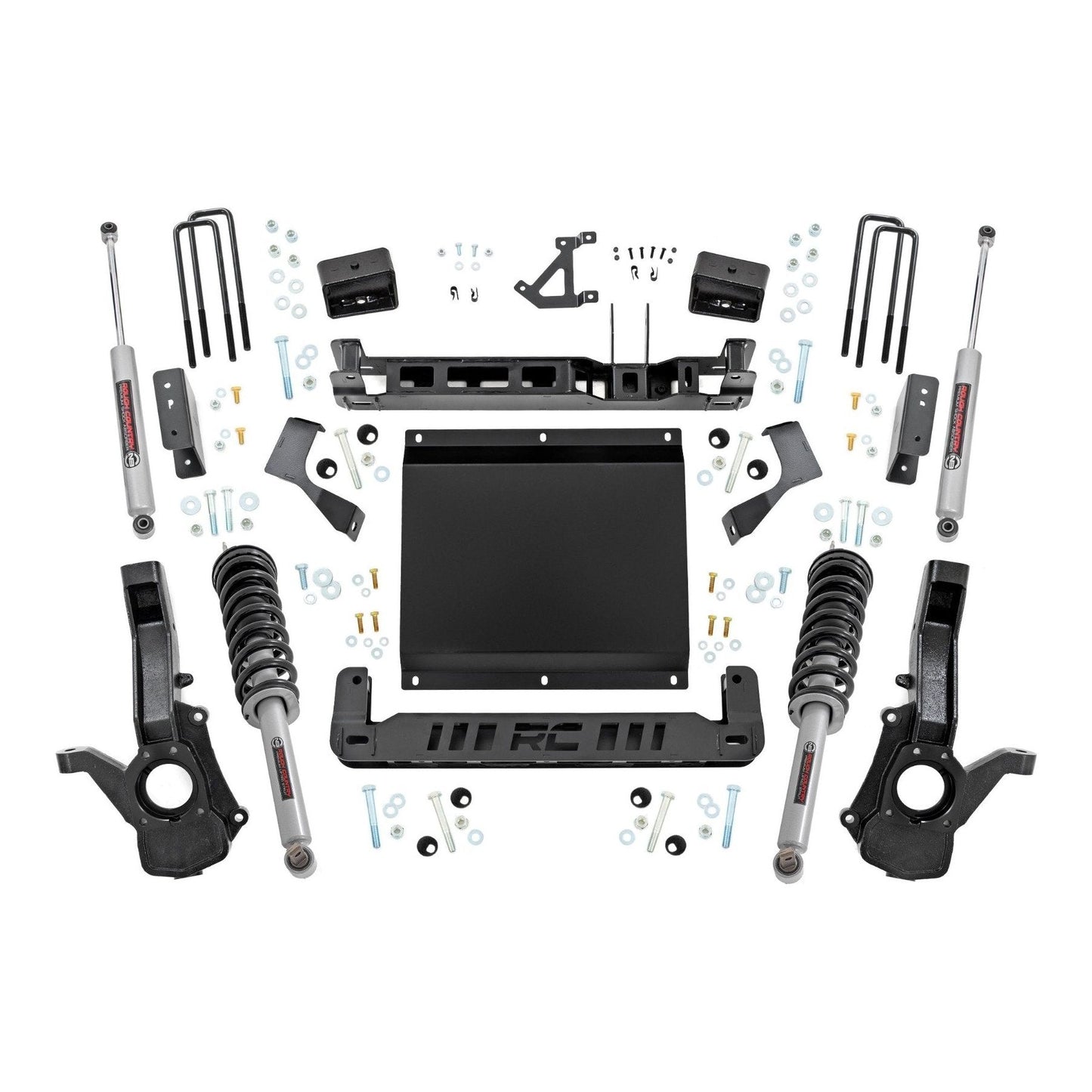 Rough Country M1 Struts w/M1 Rear Shocks 4 Inch Lift Kit I 13240