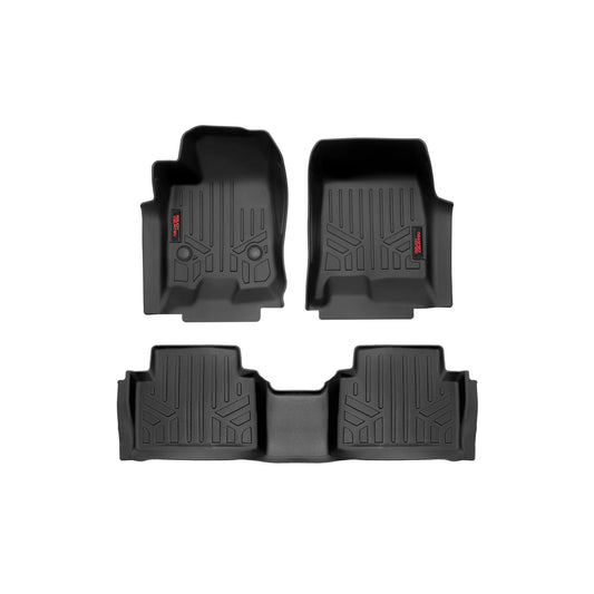 ROUGH COUNTRY Floor Mats | FR & RR | Crew | Chevy/GMC Canyon/Colorado 2WD/4WD (2023-2025) | M-21313