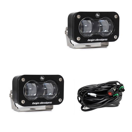 BAJA DESIGNS S2 SAE, Pair LED Spot, Clear Baja Designs I 237801