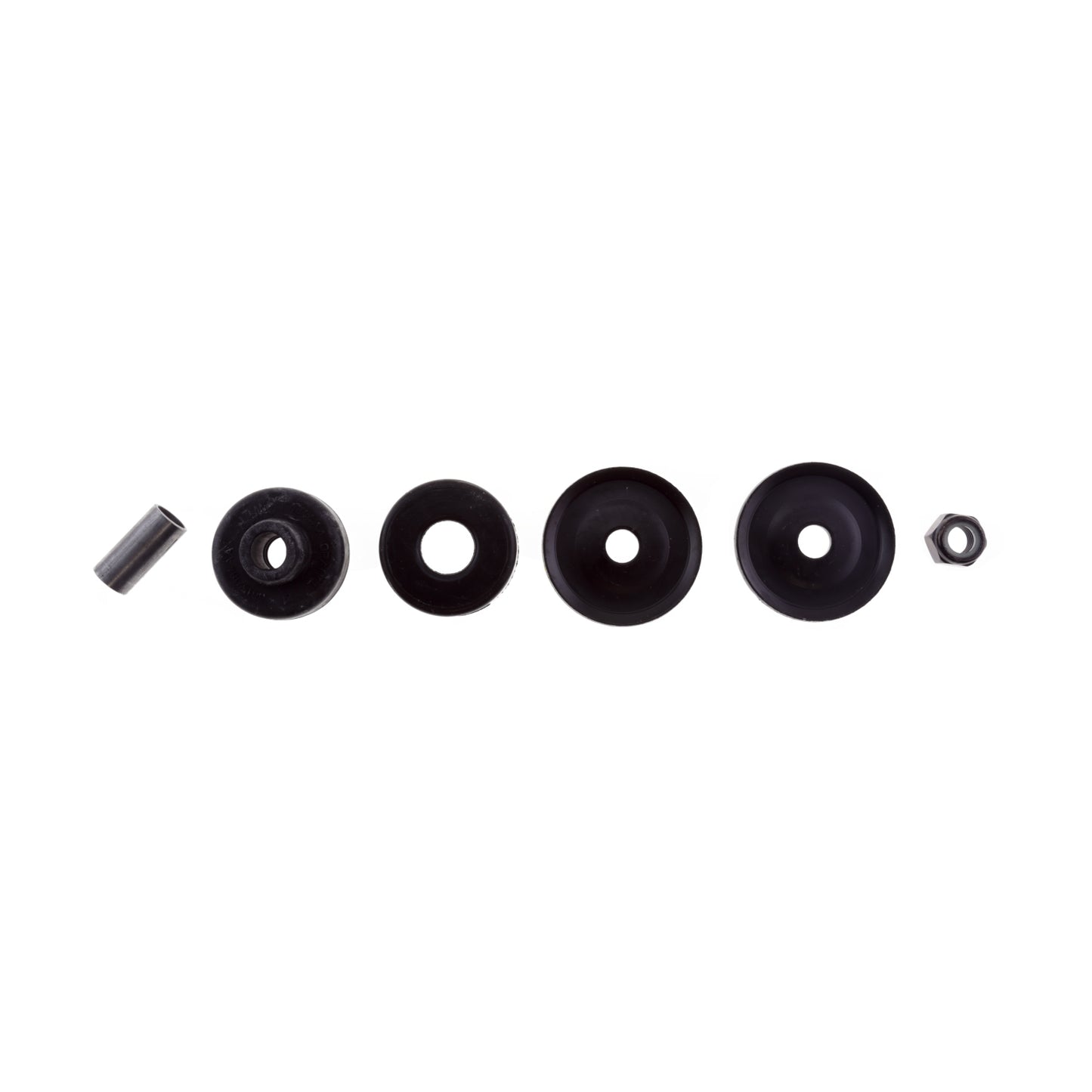 BILSTEIN | Suspension Shock Absorber Rear Monotube Ram 2500 2014-2018 1 Inch B8 5100  | 24-239455 parts including rubber bushings.