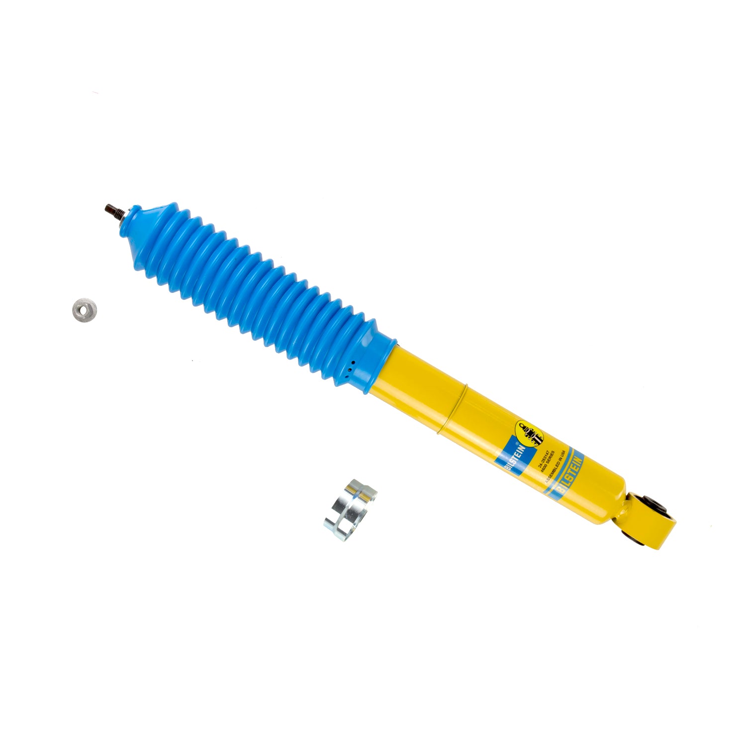 BILSTEIN | Suspension Shock Absorber Front Monotube 15-22 Colorado/Canyon 4WD B6 4600 | 24-253147 in yellow and blue.