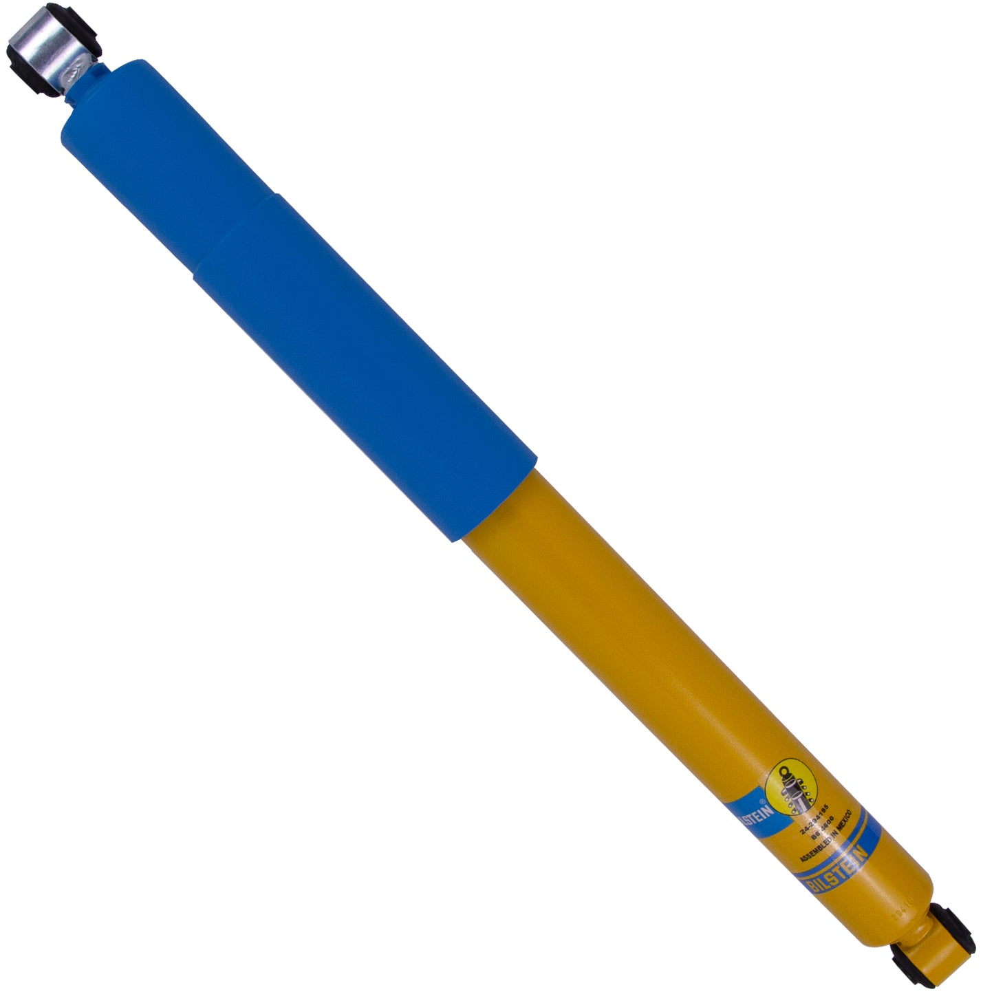 BILSTEIN | Suspension Shock Absorber Rear Monotube Ford Ranger 2019-2023 B6 4600  | 24-294195 in blue and yellow color.