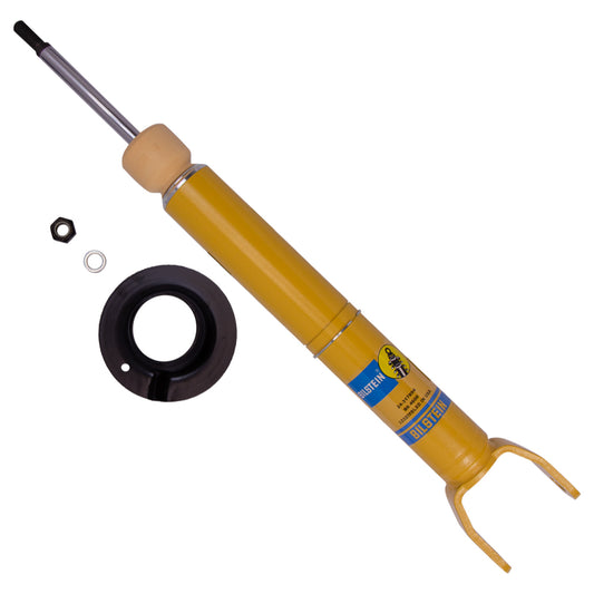BILSTEIN | Suspension Shock Absorber Front Monotube Clevis/Stem 09-24 Dodge Ram 1500 B6 4600 | 24-317894 in yellow with components.