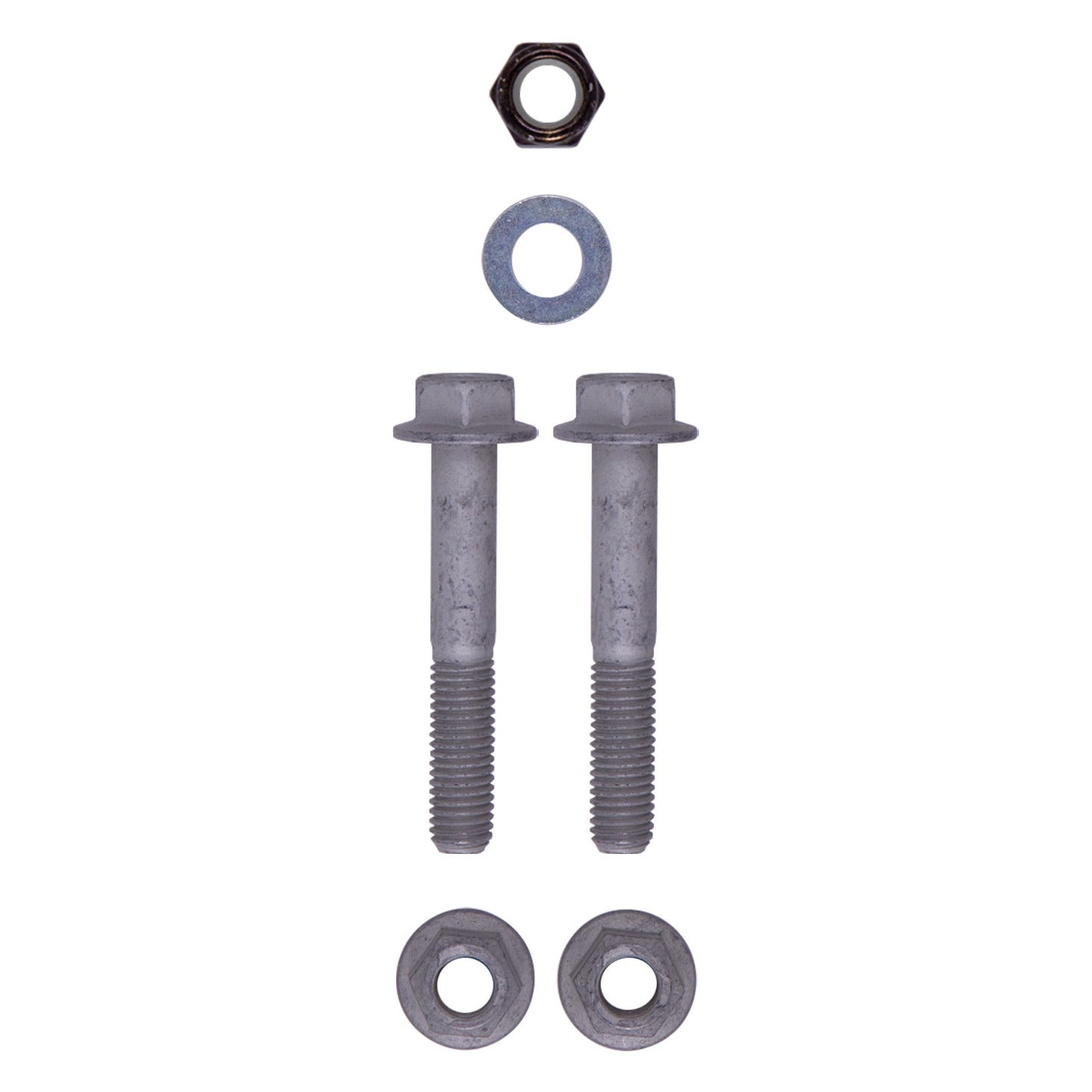 Bolts, nuts, and washers set for automotive applications, providing necessary hardware for reliable assembly.