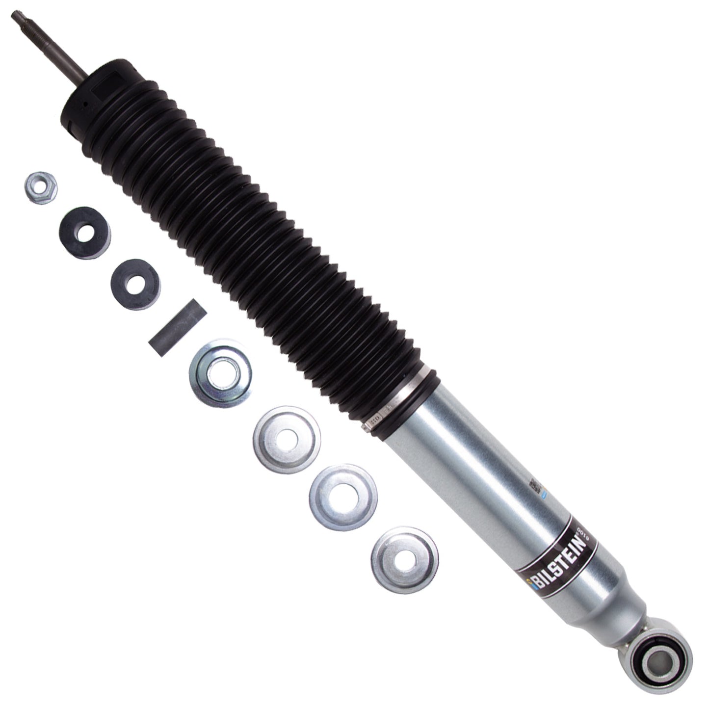 BILSTEIN | Suspension Shock Absorber Rear Monotube Toyota Tundra 2022-2025 B8 6100 | 24-329248 with mounting hardware.