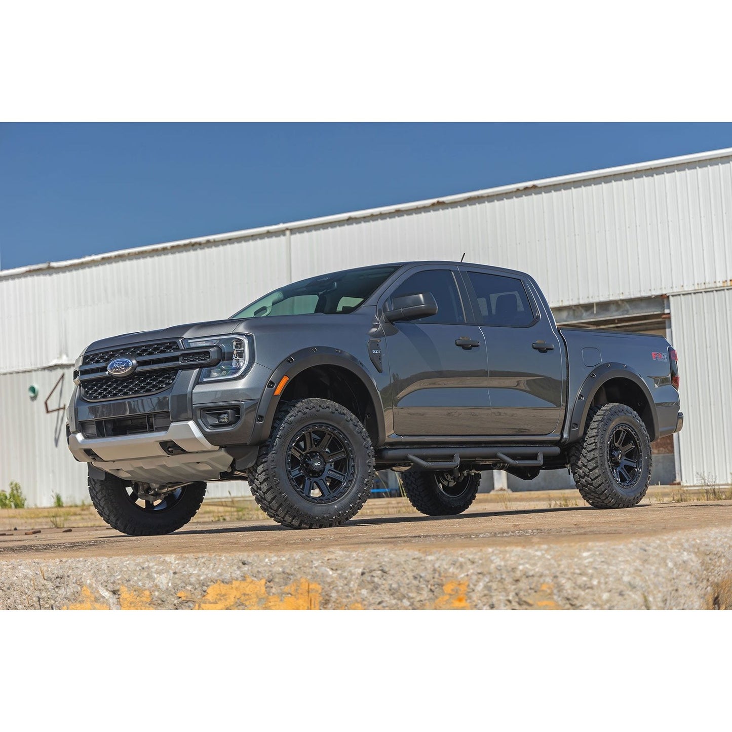 Rough Country G1 | Absolute Black Pocket Fender Flares I F-F12401-G1