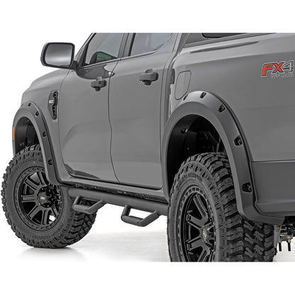 ROUGH COUNTRY Pocket Fender Flares | Ford Ranger 2WD/4WD (2024-2025) | F-F12401