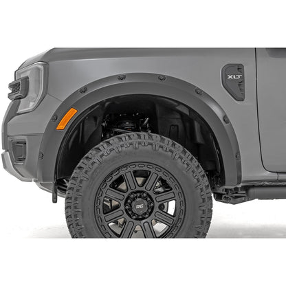 ROUGH COUNTRY Pocket Fender Flares | Ford Ranger 2WD/4WD (2024-2025) | F-F12401