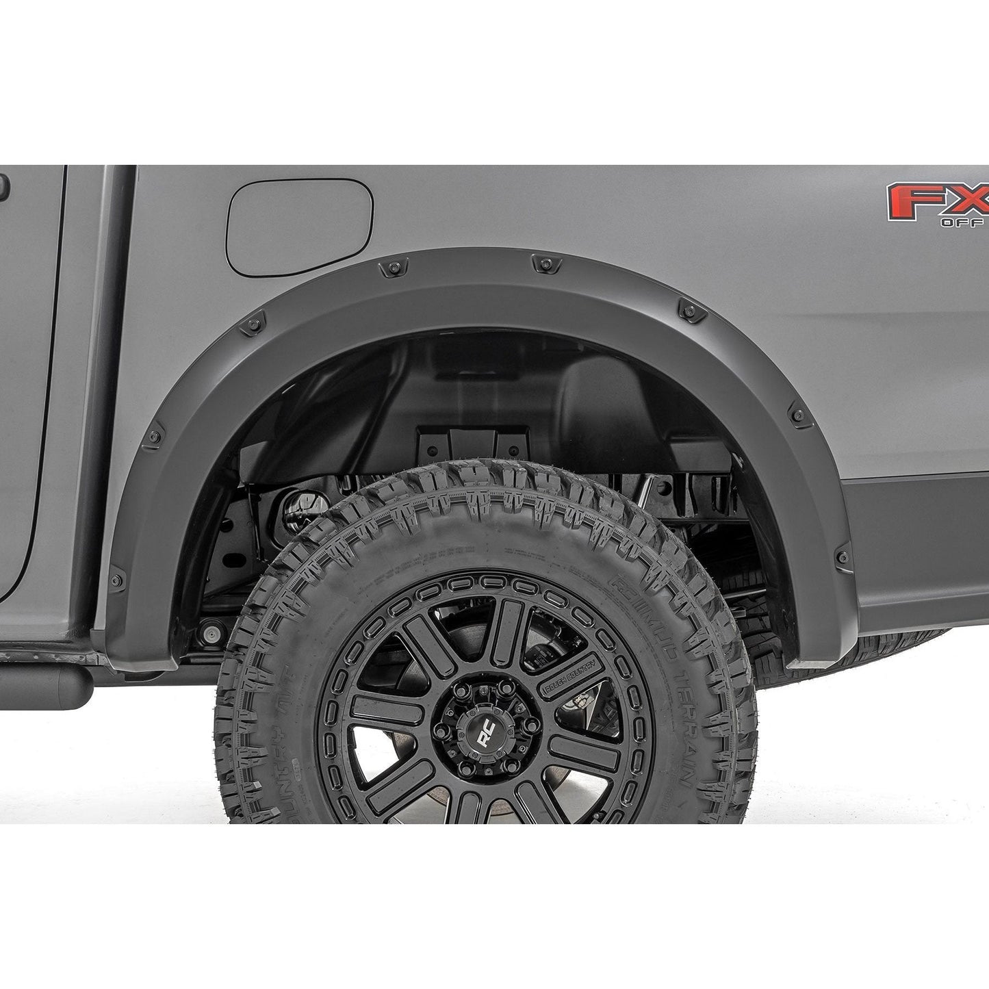 Rough Country G1 | Absolute Black Pocket Fender Flares I F-F12401-G1
