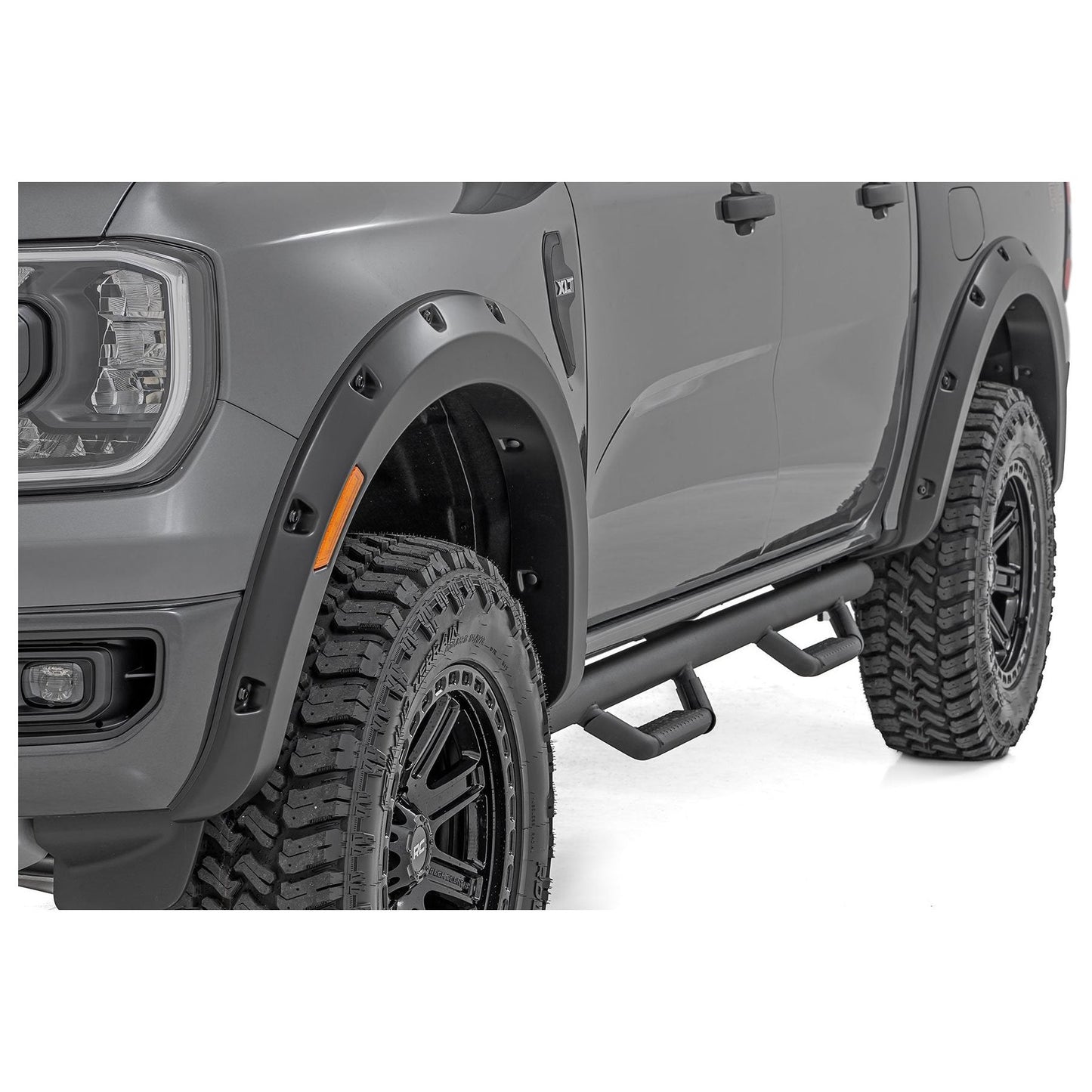 Rough Country G1 | Absolute Black Pocket Fender Flares I F-F12401-G1
