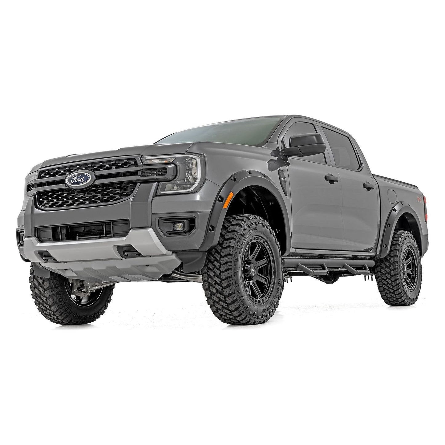 Rough Country G1 | Absolute Black Pocket Fender Flares I F-F12401-G1