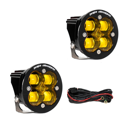 BAJA DESIGNS Squadron-R SAE Pair LED Spot Baja Amber Baja Designs I 247816