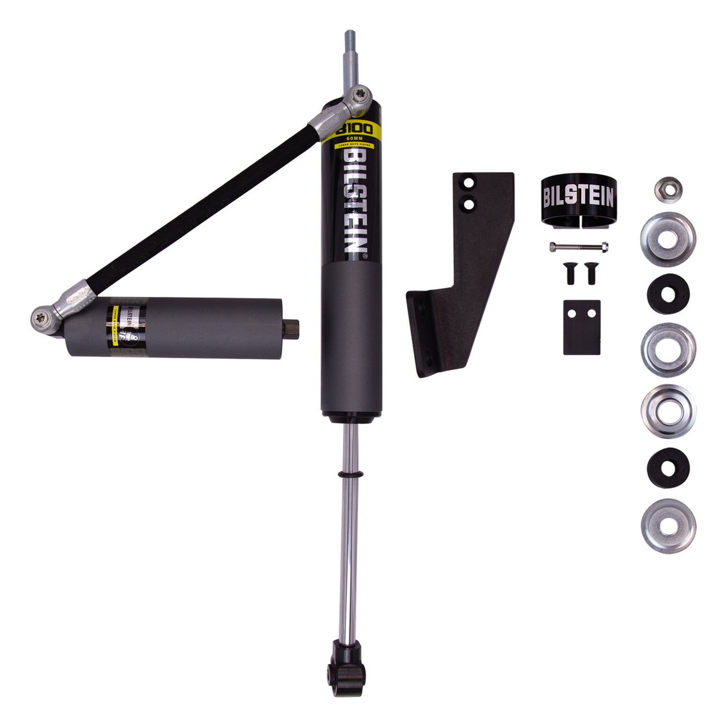 BILSTEIN | Suspension Shock Absorber Rear Left Monotube Toyota Tundra 2007-2021 B8 8100 | 25-294118 components including reservoir.
