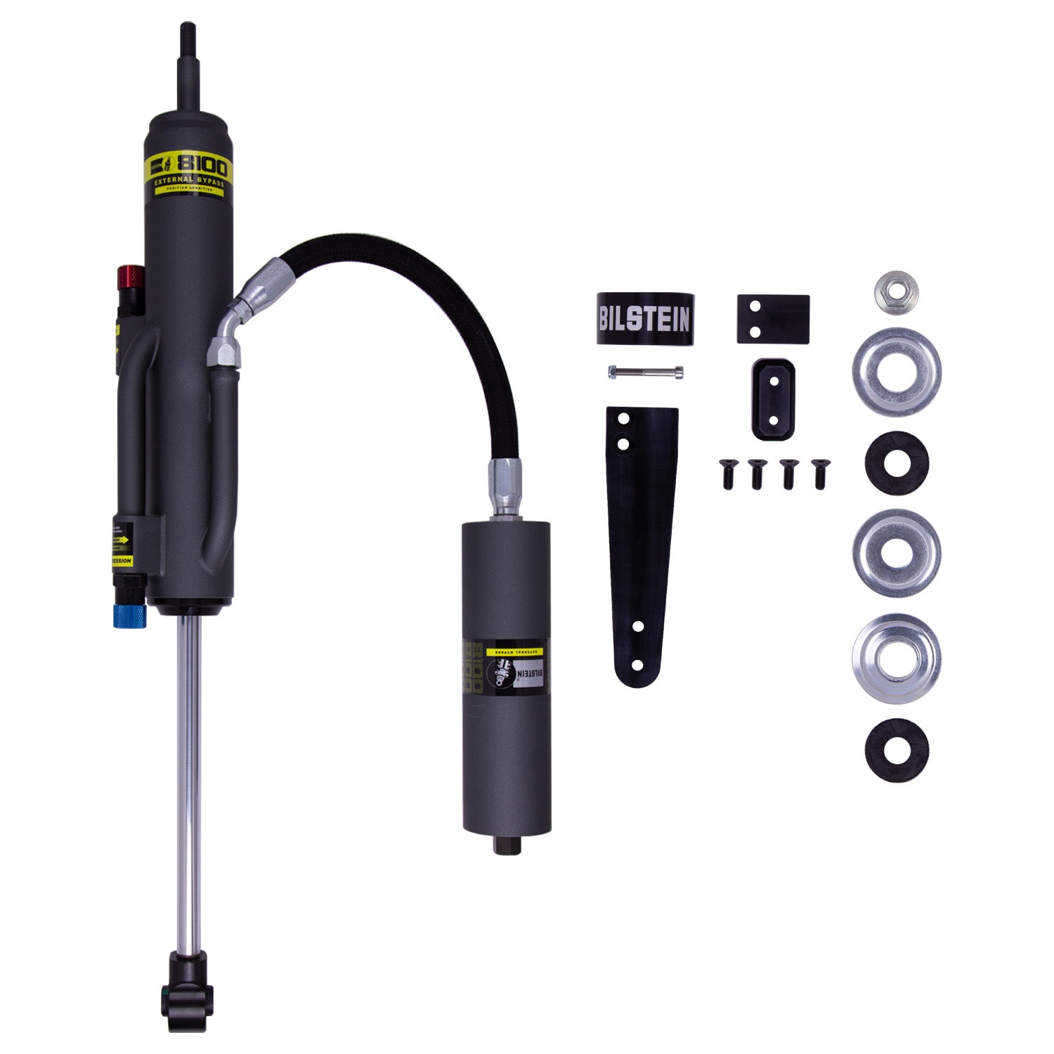 BILSTEIN | Suspension Shock Absorber Rear Right Monotube Toyota Tundra 2007-2021 B8 8100 (Bypass) | 25-326055 components and assembly parts.