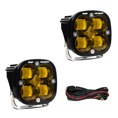 BAJA DESIGNS Squadron SAE Pair LED Spot Baja Amber Baja Designs I 257811