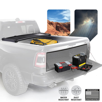 Smittybilt Smart Cover Trifold Tonneau Cover Incl. Cargo Net Black I 2620032