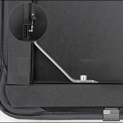 Smittybilt Smart Cover Trifold Tonneau Cover Incl. Cargo Net Black I 2620032