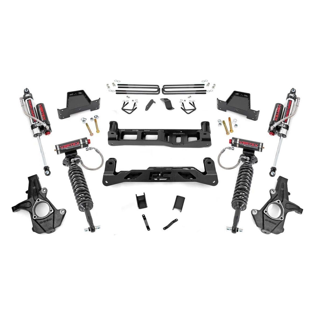 Rough Country Vertex Coilovers w/Vertex Shocks 7.5 Inch Lift Kit I 26350