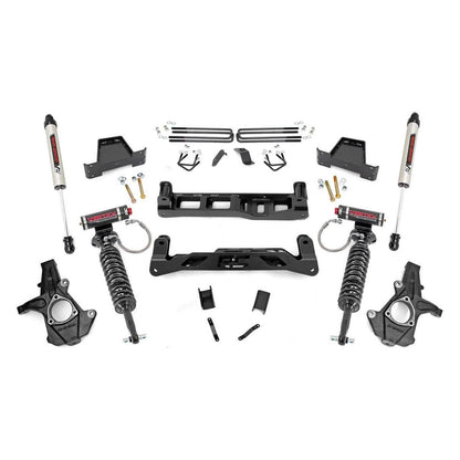 Rough Country Vertex Coilovers w/V2 Rear Shocks 7.5 Inch Lift Kit I 26357