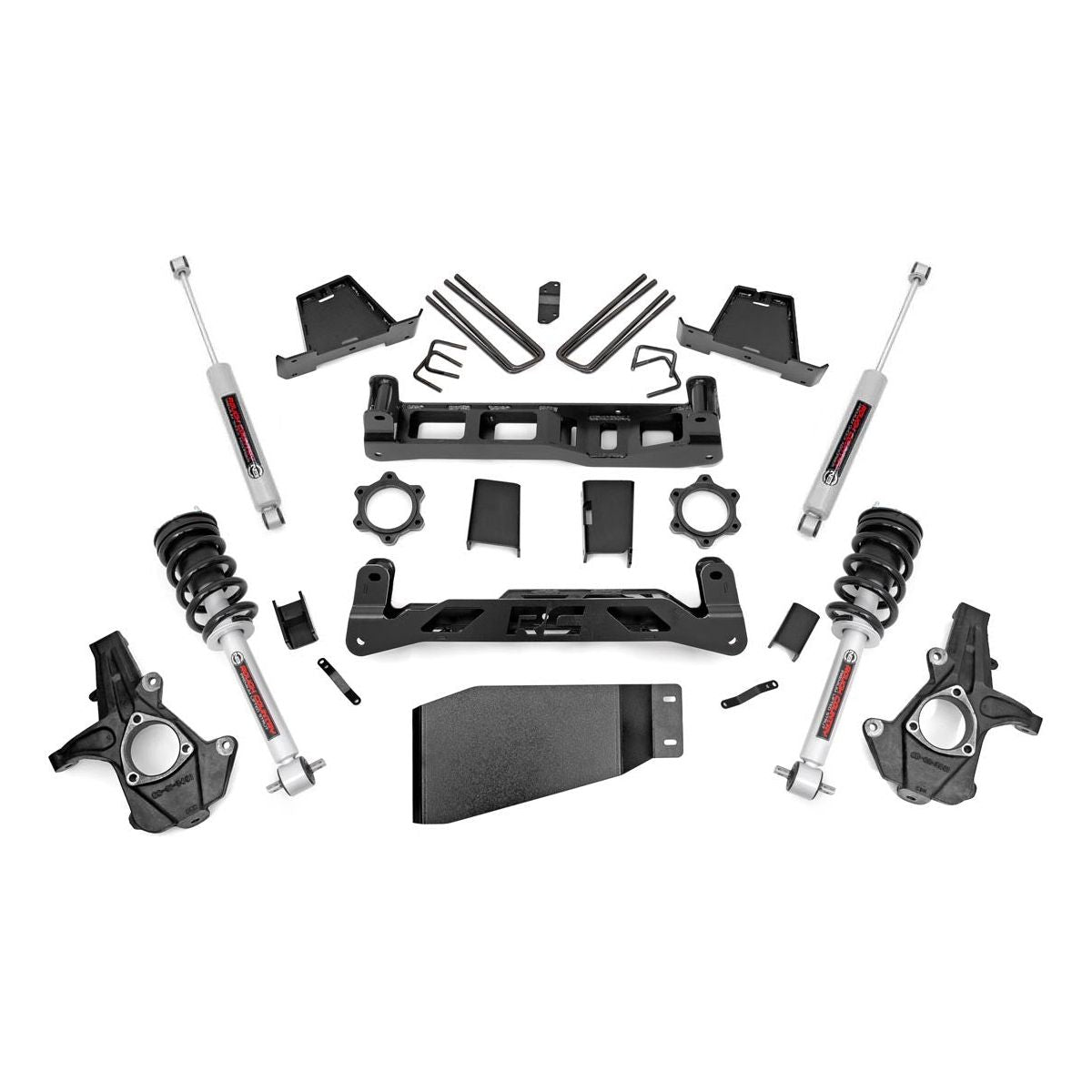 Rough Country N3 Struts w/N3 Rear Shocks 7.5 Inch Lift Kit I 26431
