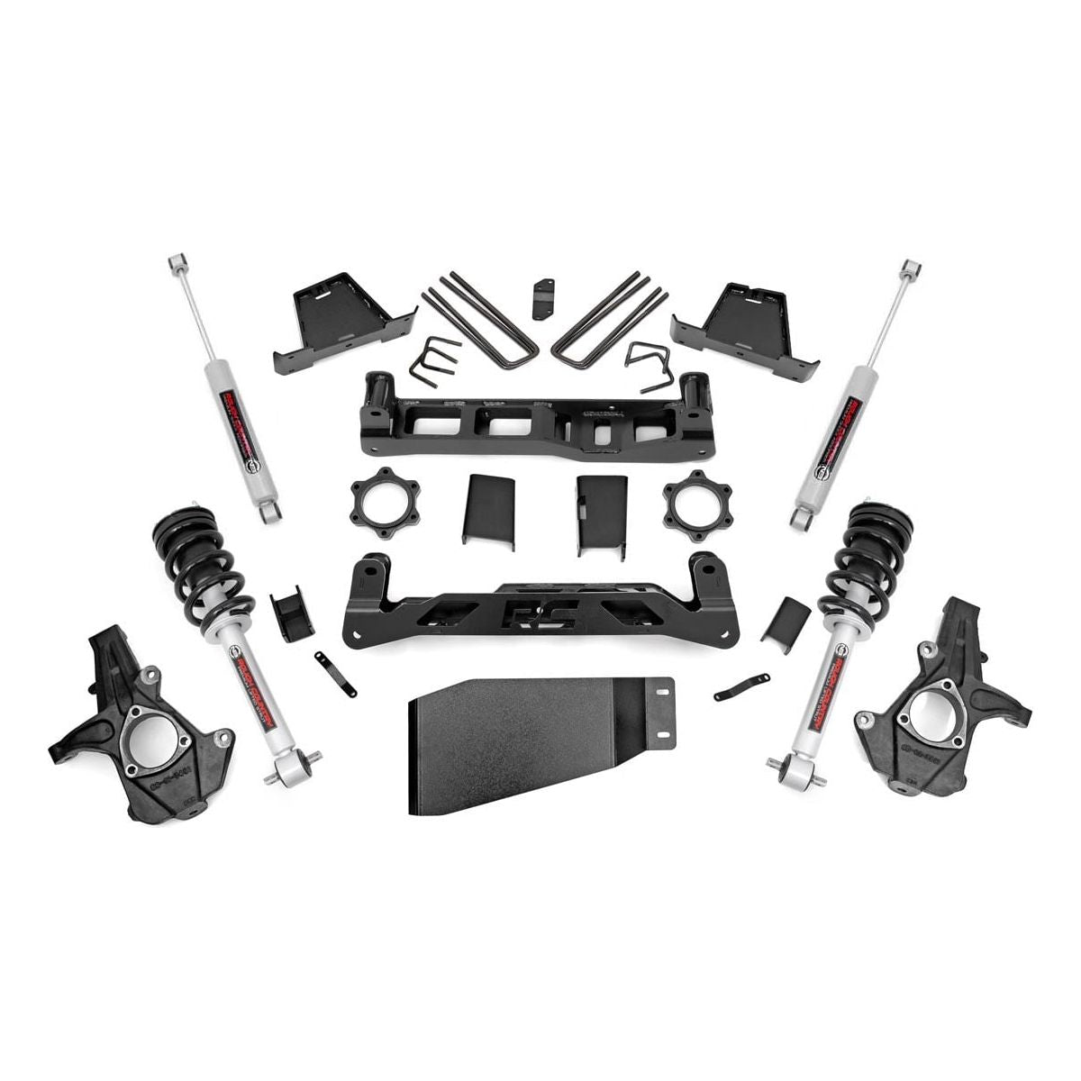 Rough Country N3 Struts w/N3 Rear Shocks 7.5 Inch Lift Kit I 26431