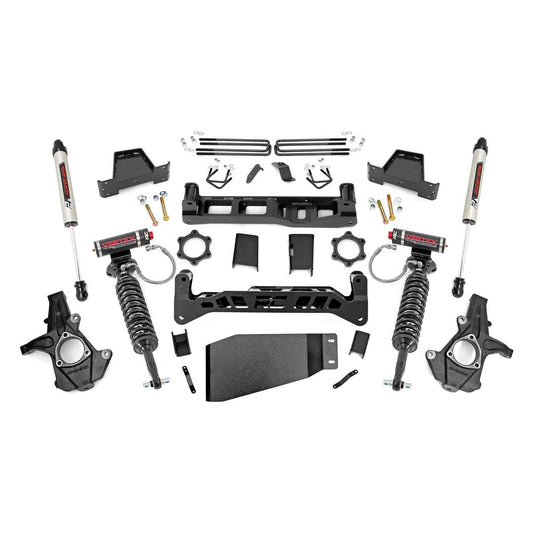 Rough Country Vertex Coilovers w/V2 Rear Shocks 7.5 Inch Lift Kit I 26457