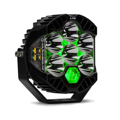 BAJA DESIGNS LP6 Pro LED Auxiliary Light Pod Light Pattern Driving/Combo Green BackliLight Baja Designs I 270016